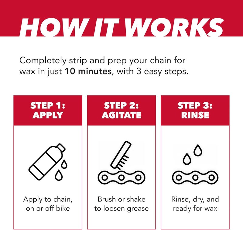 SILCA Ultimate Chain Stripper and Wax Prep, 16 oz - Quick One-Step Bike Chain Cleaner & Degreaser for Road, Gravel & MTB Bicycle Chains, Easy and Residue-Free for Factory or Used Chains - Image 2